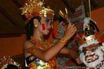Rama y su criado ideales Hanuman, el Ramayana danza Nusa Dua, Bali.