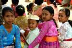Bangli, celebra Niños, Bali.