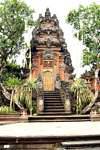 Puerta dejó Puri Saren Agung, Ubud, Bali.