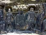Acantilado tallado Yeh Puluh, Bali.