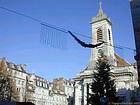 Besançon, panorama de la Plaza de San Pedro, Francia.