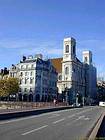 Besançon, iglesia de la Madeleine, Francia.