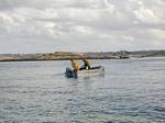 Una pesca en la bahía de Morlaix, Bretaña, Francia.