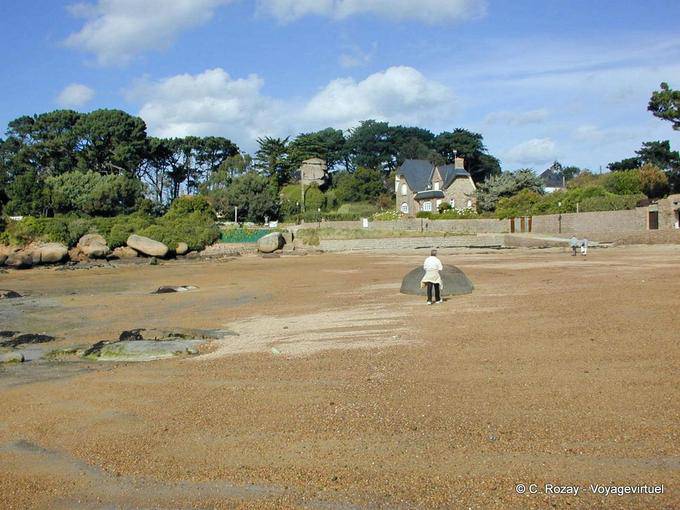 Plage de Saint-Guirec, Bretaña - Francia