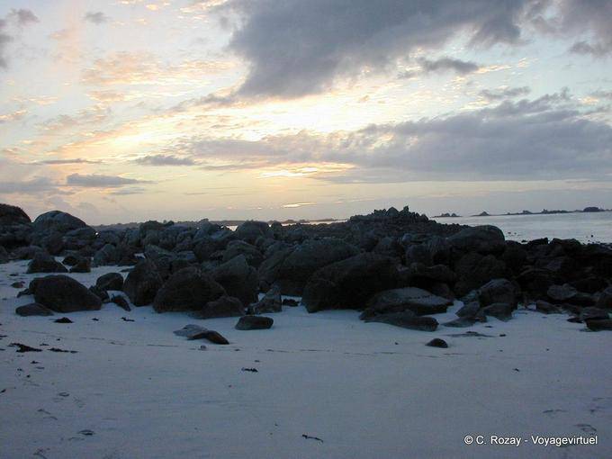 Vísperas luz en Bretaña - Francia