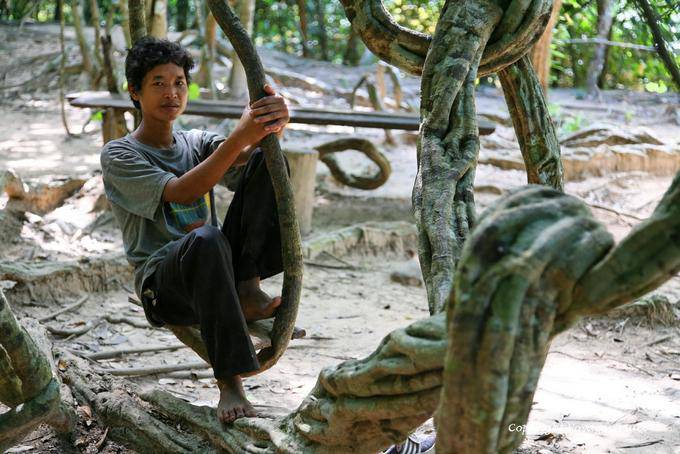 Kbal Spean, Swing Natural, Angkor, Camboya