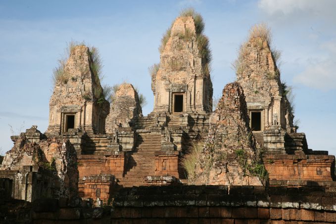 Pre Rup ladrillos de construcción y laterita, Angkor, Camboya