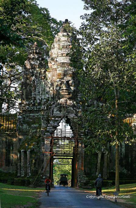 Gopura Preah Khan, Angkor, Camboya
