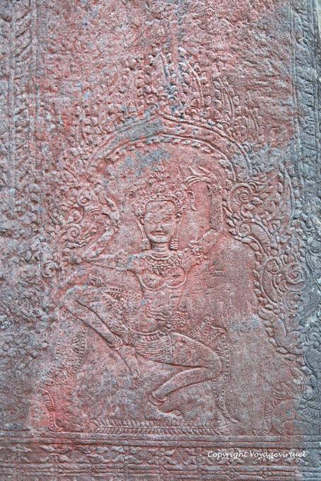 Bailarina en color Preah Khan, Angkor, Camboya