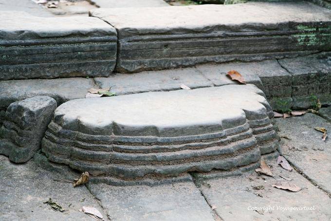 Forma de escalera Preah Khan, Angkor, Camboya