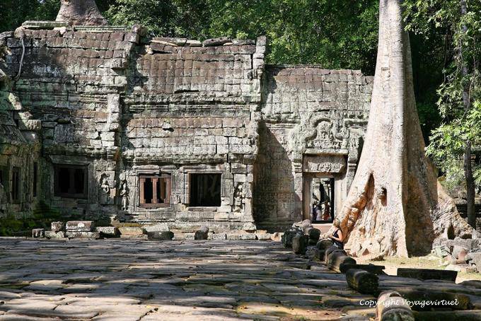 Universidad budista, Ta Prohm, Angkor, Camboya