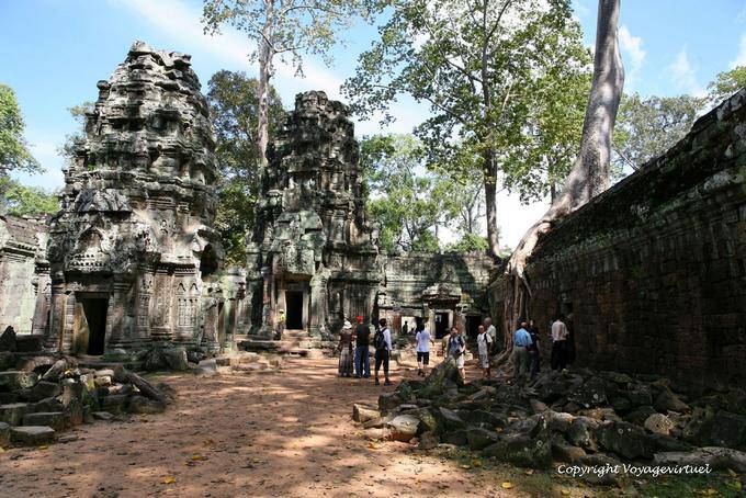 Visita Interior, Ta Prohm, Angkor, Camboya