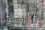 Decoraciones de pared, de Preah Khan, Camboya.