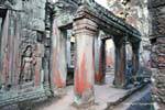 Columnas cuadradas, Preah Khan, Camboya.
