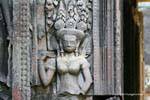 Devata a somtueuse gorra, Thommanon, Camboya.