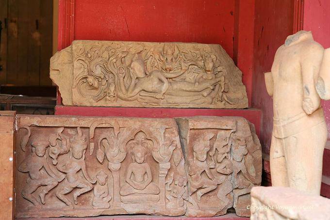 Dinteles del siglo XI de Kampong Chhnang, Phnom Penh Museo - Camboya