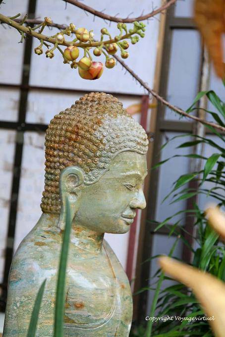 Buda Perfil y frutos de sal, Wat Preah Keo, Phnom Penh - Camboya