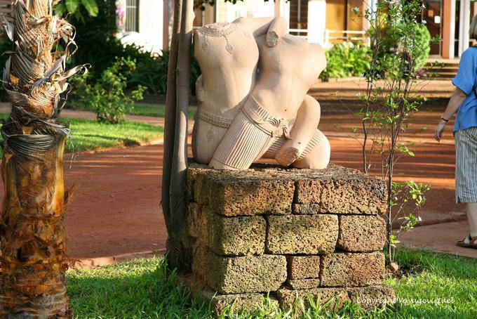 La reproducción antigua Khmer, Siem Reap - Camboya