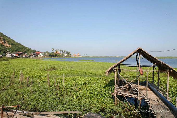 Ponton a Chong Khneas, Tonle Sap - Camboya