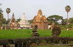 Llegada al sitio de Banteay Prei Nokor, Kampong Cham, Camboya.