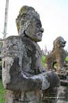 Estatua Guardian, Wat Nokor, Kampong Cham, Camboya.