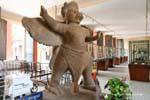 Estatua de estilo Garuda Koh Ker, Museo Nacional de Phnom Penh, Camboya.