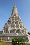 La estupa real Norodom Suramarit, Wat Preah Keo, Phnom Penh, Camboya.