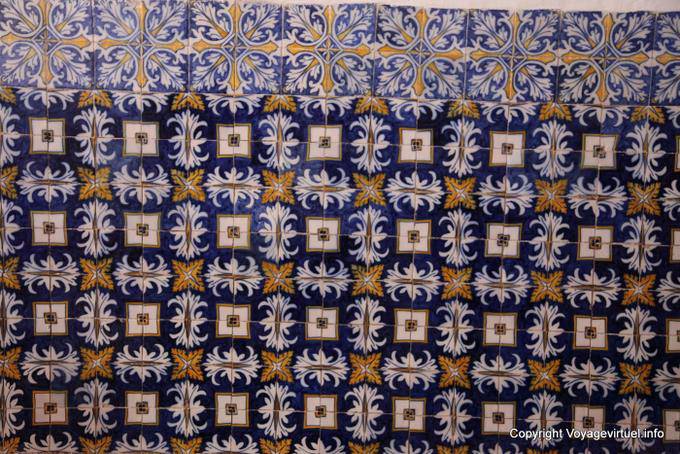 Santiago, Cidade Velha Igreja NS do Rosario azulejos en la pared - Cabo Verde