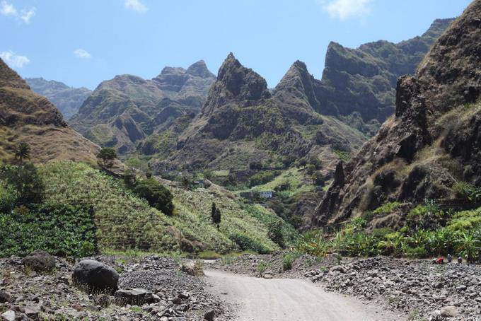Sendero montañoso, Santo Antão, Lombo Pico Xoxo - Cabo Verde