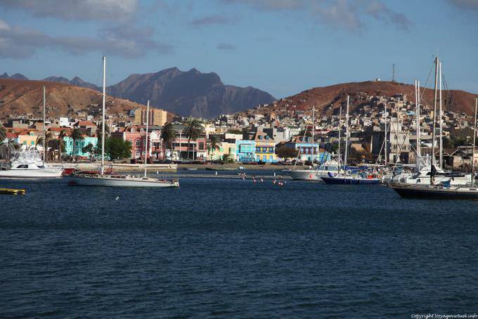 São Vicente, Mindelo, vista general de la ciudad - Cabo Verde