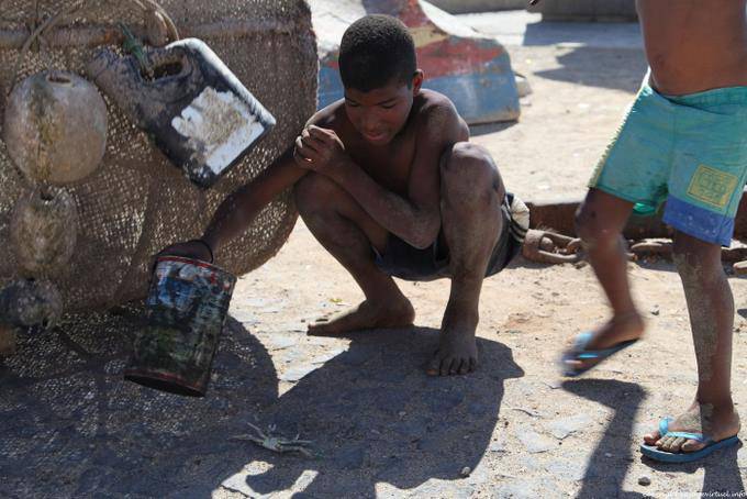 São Vicente, puerto de pesca de caza Mindelo cangrejo - Cabo Verde