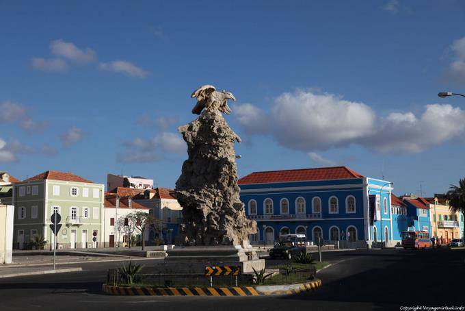 São Vicente, praca monumento Aurelio Goncalves, Mindelo - Cabo Verde
