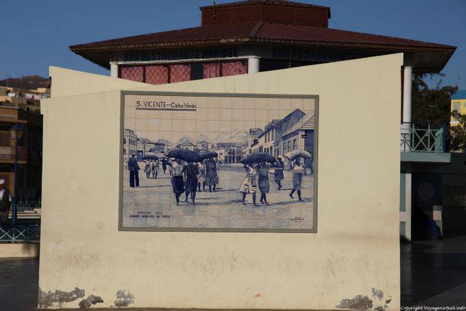 São Vicente, praca Estrela, azulejos antiguos, Mindelo - Cabo Verde