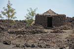 Fogo, Chã das Caldeiras, casa de piedra, Cabo Verde.