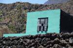 Fogo Chã das Caldeiras, la casa verde, Cabo Verde.