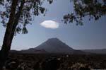 Fogo, Chã das Caldeiras, volcán nube, Cabo Verde.