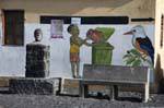 Fogo, Chã das Caldeiras, mural, Cabo Verde.