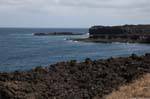 Fogo, Sao Jorge Salinas, lava mar, Cabo Verde.