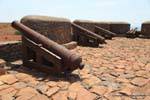 Santiago, Cidade Velha, cánones de la Fortaleza Real de San Felipe, Cabo Verde.
