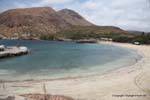 Santiago, vista Tarrafal en la playa, Cabo Verde.