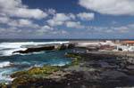 Santo Antão, Ponto do Sol, puerto de viento, Cabo Verde.