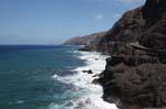 Santo Antão, Ponto do Sol, paseo costero, Cabo Verde.