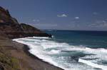 Santo Antão, Ponta do Sol, poderosas olas, Cabo Verde.