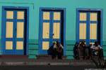 Esperando al sol, São Vicente, Avenida Republica, Mindelo, Cabo Verde.