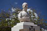 São Vicente, praca Amilcar Cabral, Mindelo, busto general, Cabo Verde.