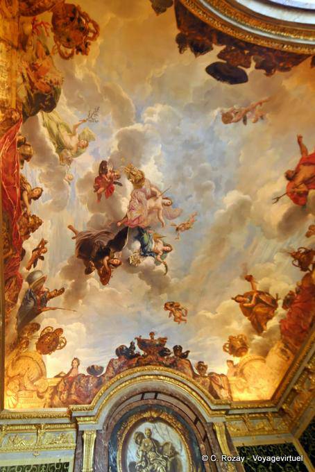 Techo Abundancia Salon de René-Antoine Houasse, Versalles