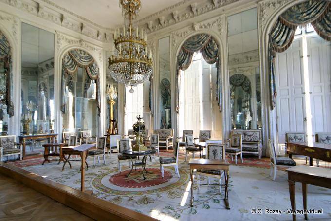 Salón de los Espejos apartamento de la emperatriz, el Grand Trianon, Versalles