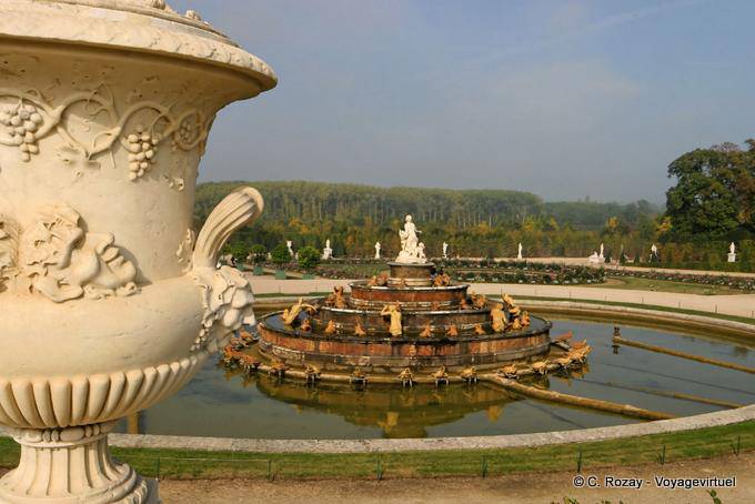Ver en la fuente de Latona, Versalles
