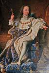 Retrato de Louis XV en la sala de espera de la Dauphine, Versalles