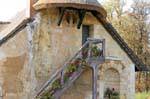 Oriente fachada escaleras du Colombier, Reina de Hamlet, Versalles